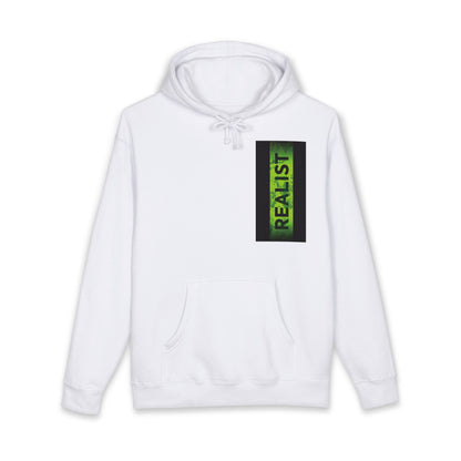 Realist Ghost Hoodie — Neon Yellow Graphic Pullover