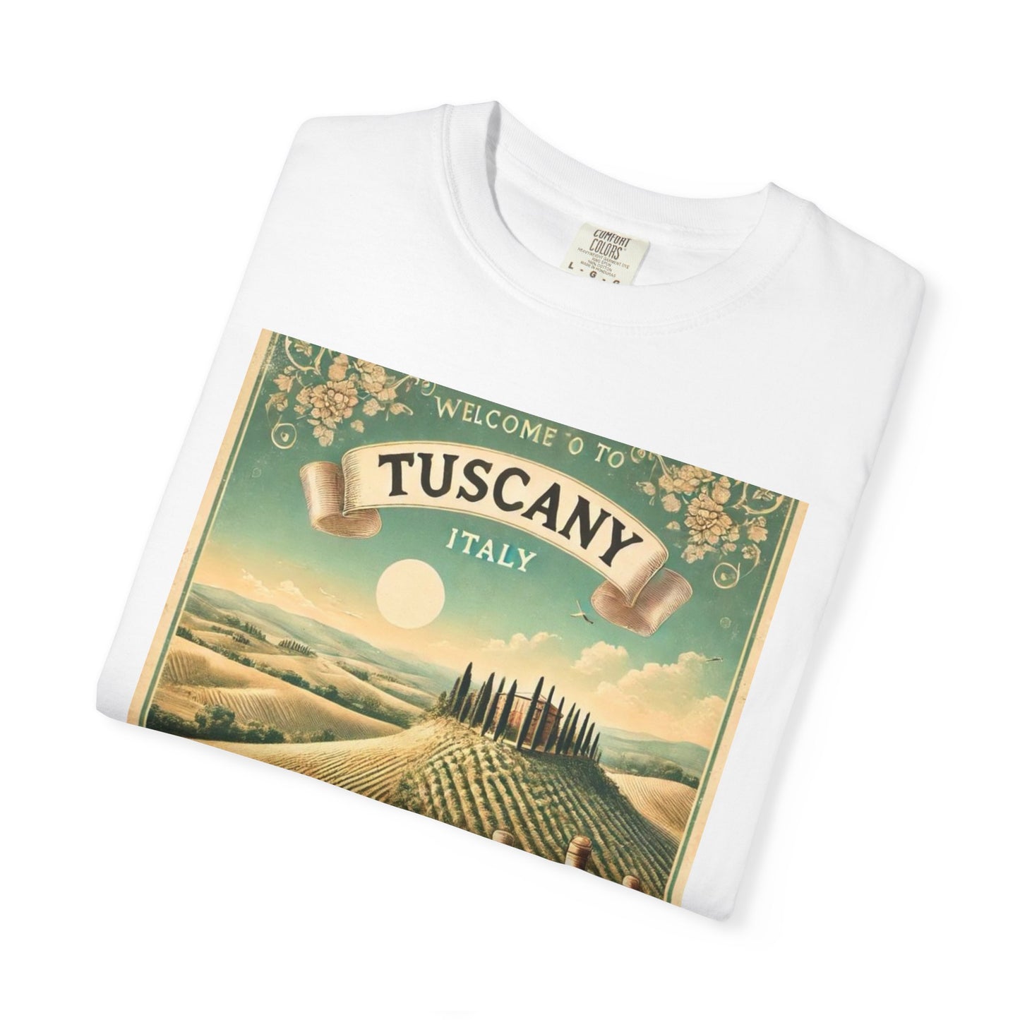 Vintage Tuscany Scene Unisex T-Shirt