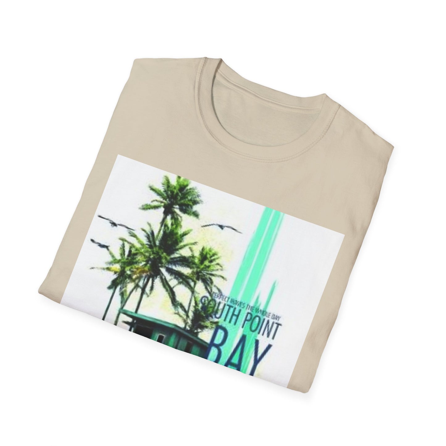 South Point Bay Graphic Tee | Unisex Softstyle T-Shirt, Beach Vibes, Casual Wear, Summer Fashion, Gift for Him or Her