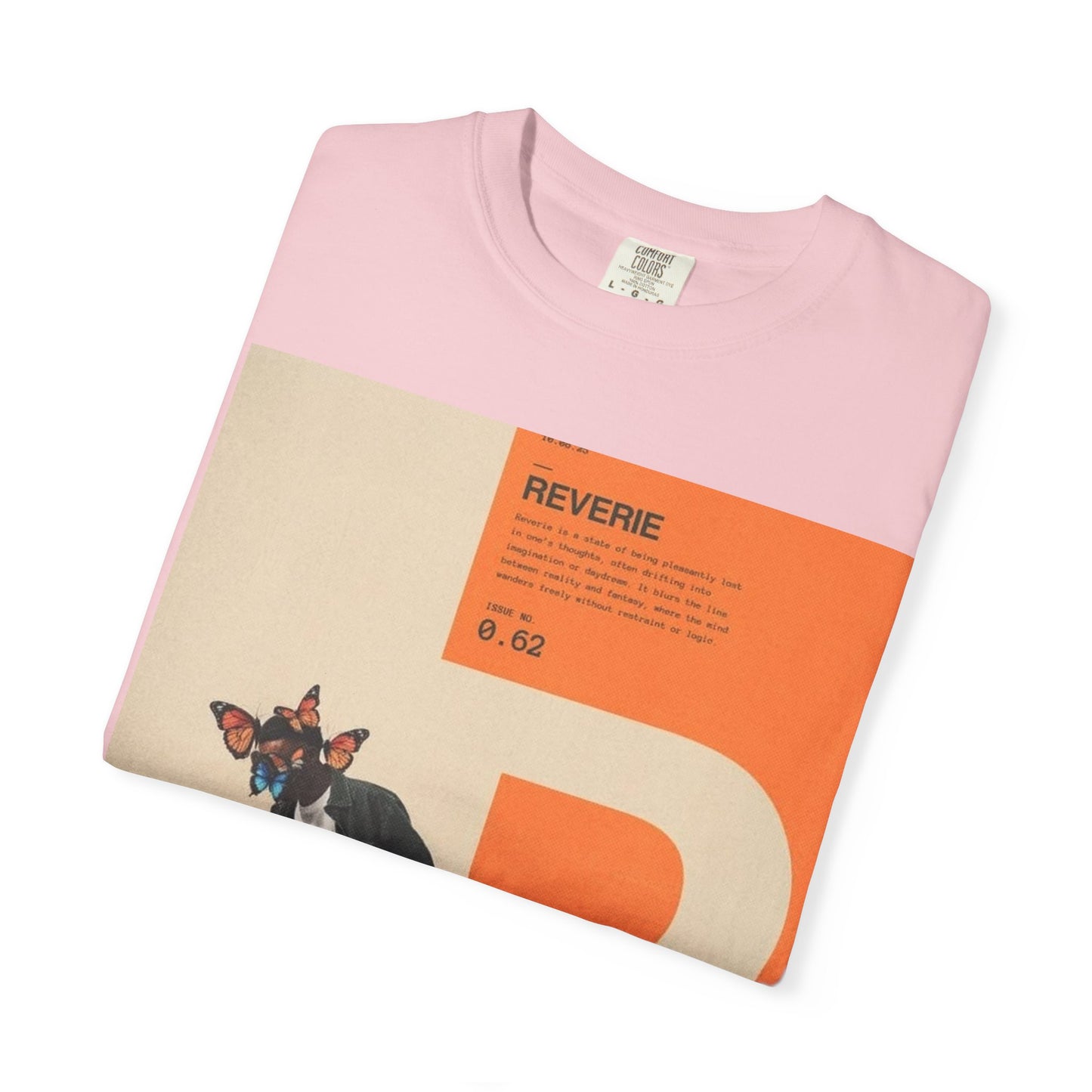Reverie Skateboard Graphic T‑Shirt — Vintage R Letter Streetwear Tee