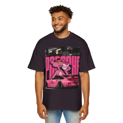 Pink Panther Streetwear Tee — Retro Racing Graphic Shirt