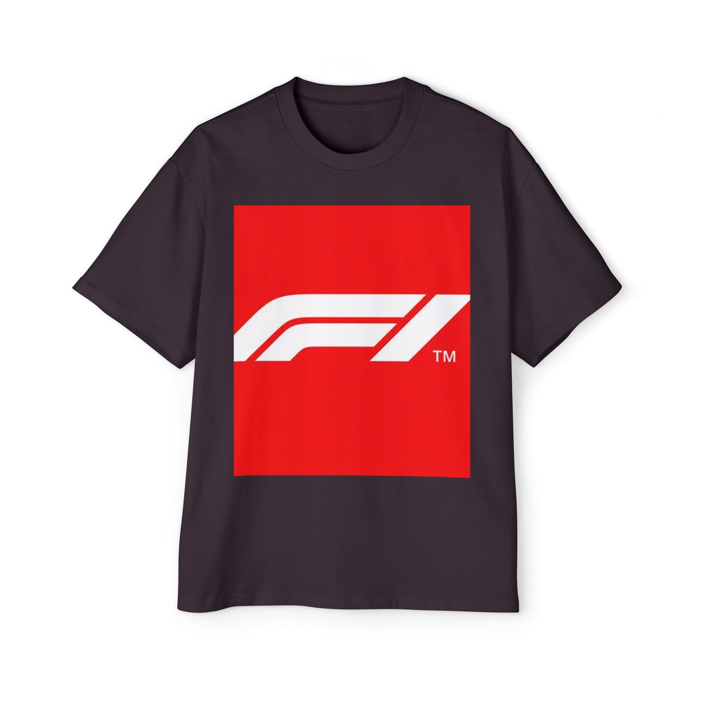 Racing Graphic Tee — Bold Red F1 Logo Shirt