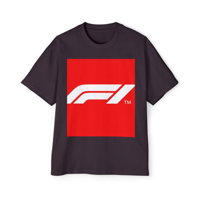 Racing Graphic Tee — Bold Red F1 Logo Shirt