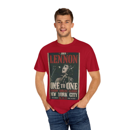 Vintage John Lennon Concert T-Shirt -  One to One, New York City