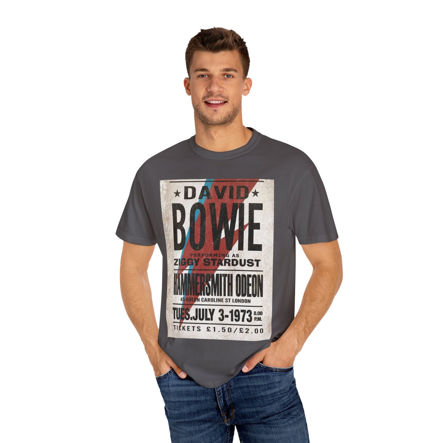 Retro Ziggy Stardust T-Shirt - Unisex Garment-Dyed Tee