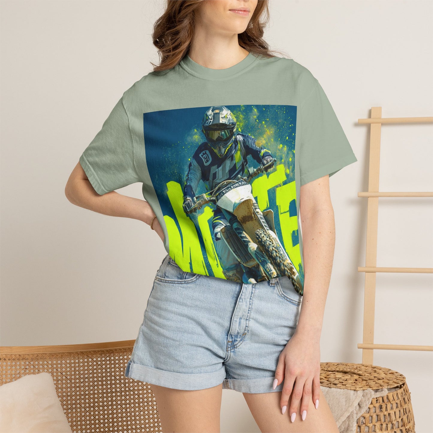 Motocross Dirt Bike Rider T‑Shirt — Extreme Off‑Road Racing Tee