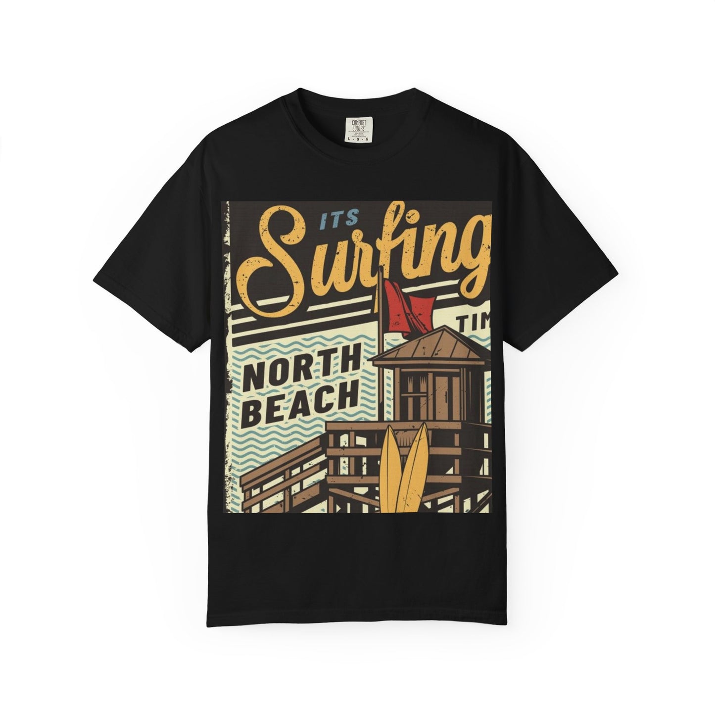 Surf Vibes Unisex T-Shirt - Retro Beach Tee, Casual Style, Summer Wear, Gift for Beach Lovers, Surfing Enthusiasts