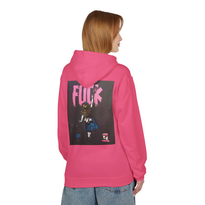 Street Art Inspired Unisex Fleece Hoodie - Bold Design for Creative Souls