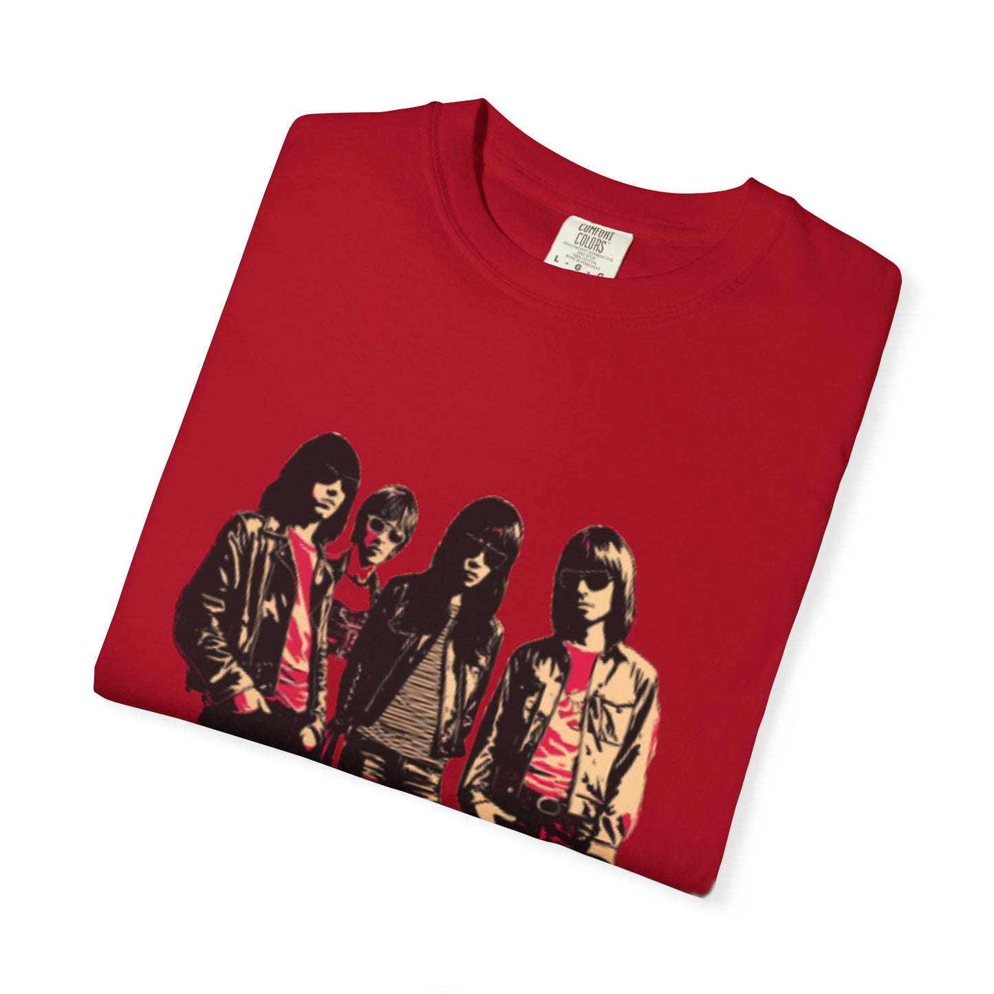 Rock Band Graphic Unisex Garment-Dyed T-Shirt
