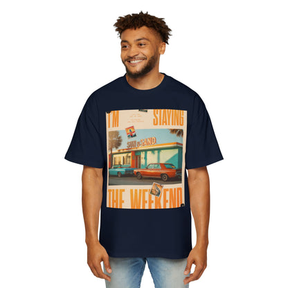 Weekend Vibes Tee — "I'm Staying the Weekend" Retro Diner Graphic T-Shirt