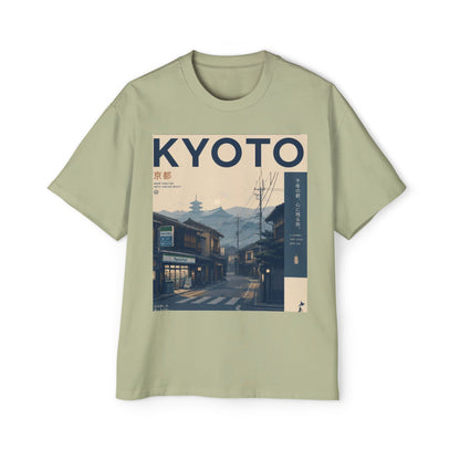 Kyoto Vintage Travel Tee — Japanese Street Scene Graphic T-Shirt