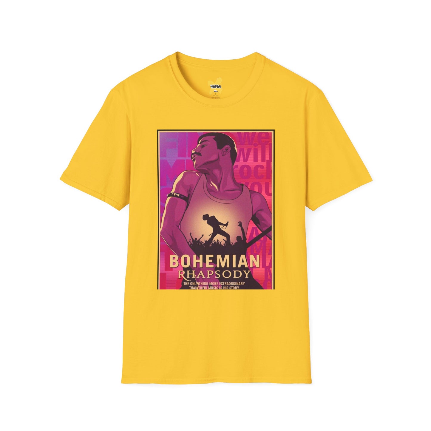 Bohemian Rhapsody Unisex Softstyle T-Shirt - Retro Music Fan Tee
