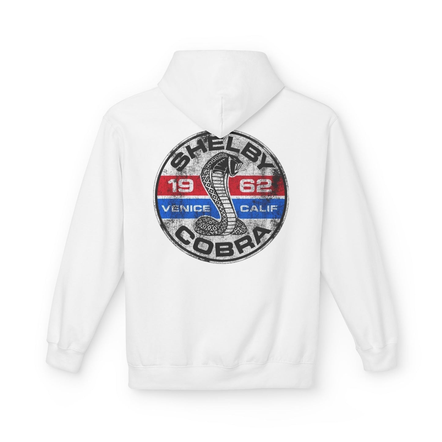 Vintage Shelby Cobra Hoodie - Unisex Midweight Softstyle Fleece with Classic Design