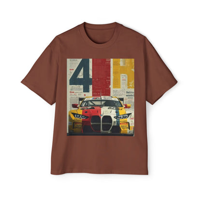 Racing Heritage Tee — Retro BMW M4 Motorsport Graphic T-Shirt