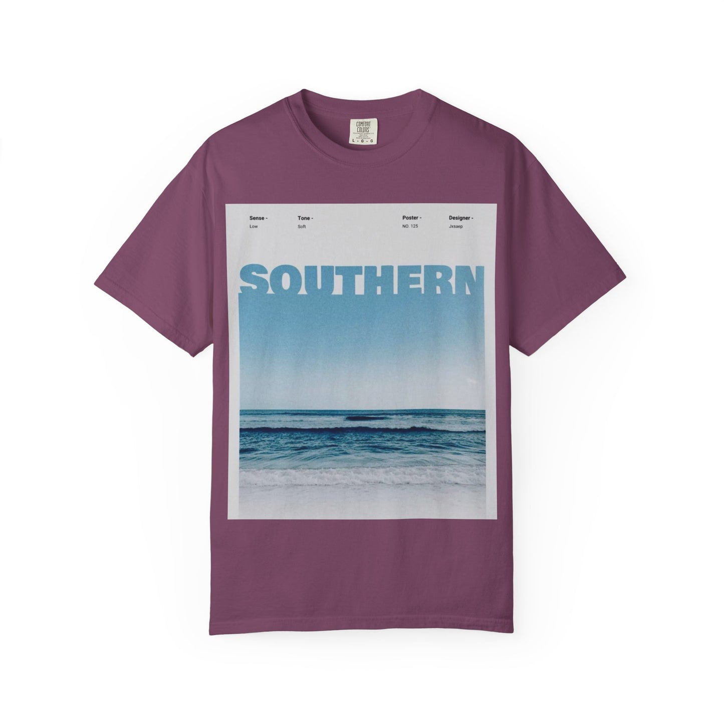 Southern Beach Photo T-Shirt — Ocean Waves Graphic Tee