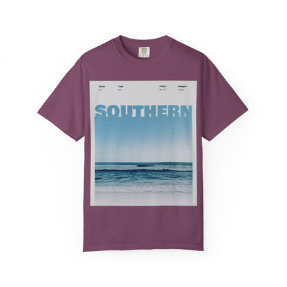 Southern Beach Photo T-Shirt — Ocean Waves Graphic Tee