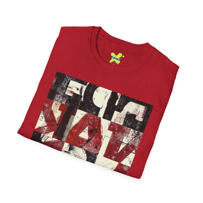 Artistic Unisex Softstyle T-Shirt - Modern Abstract Design