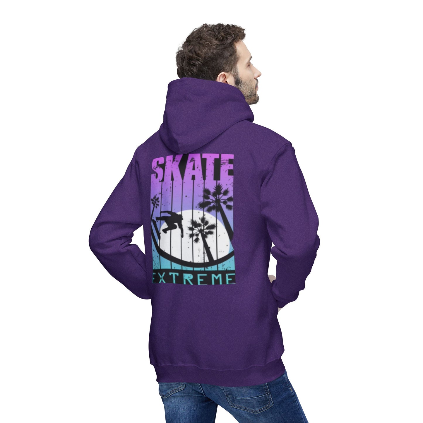 Unisex Hooded Sweatshirt - Extreme Smile Design, Perfect for Casual Adventures