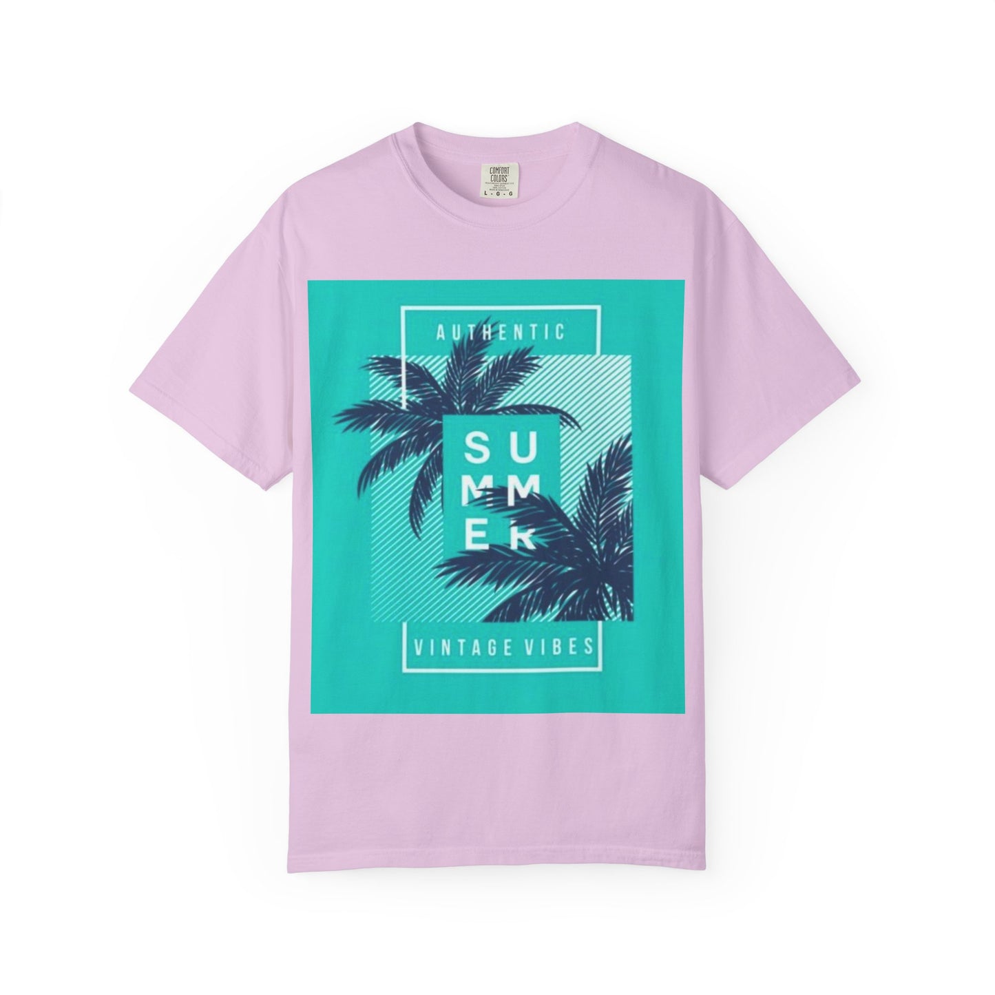 Summer Vintage Vibes T-Shirt — Palm Tree Graphic Tee