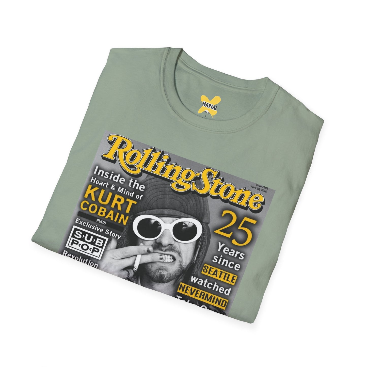 Nirvana Vintage Rolling Stone Unisex T-Shirt