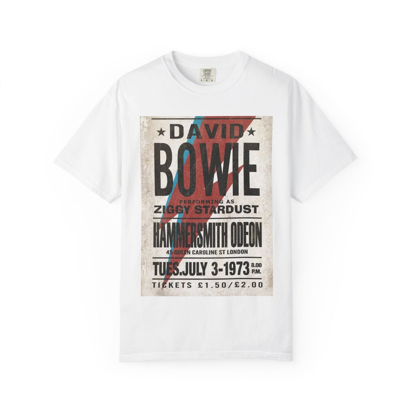 Retro Ziggy Stardust T-Shirt - Unisex Garment-Dyed Tee