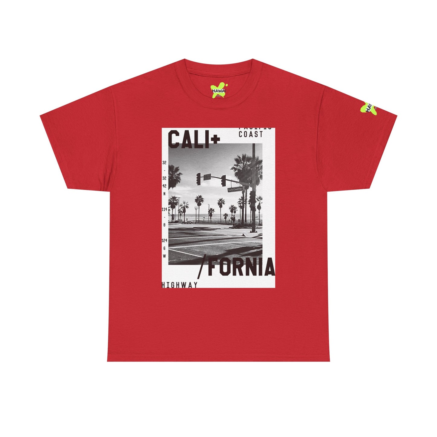 California Highway Graphic Unisex Heavy Cotton Tee