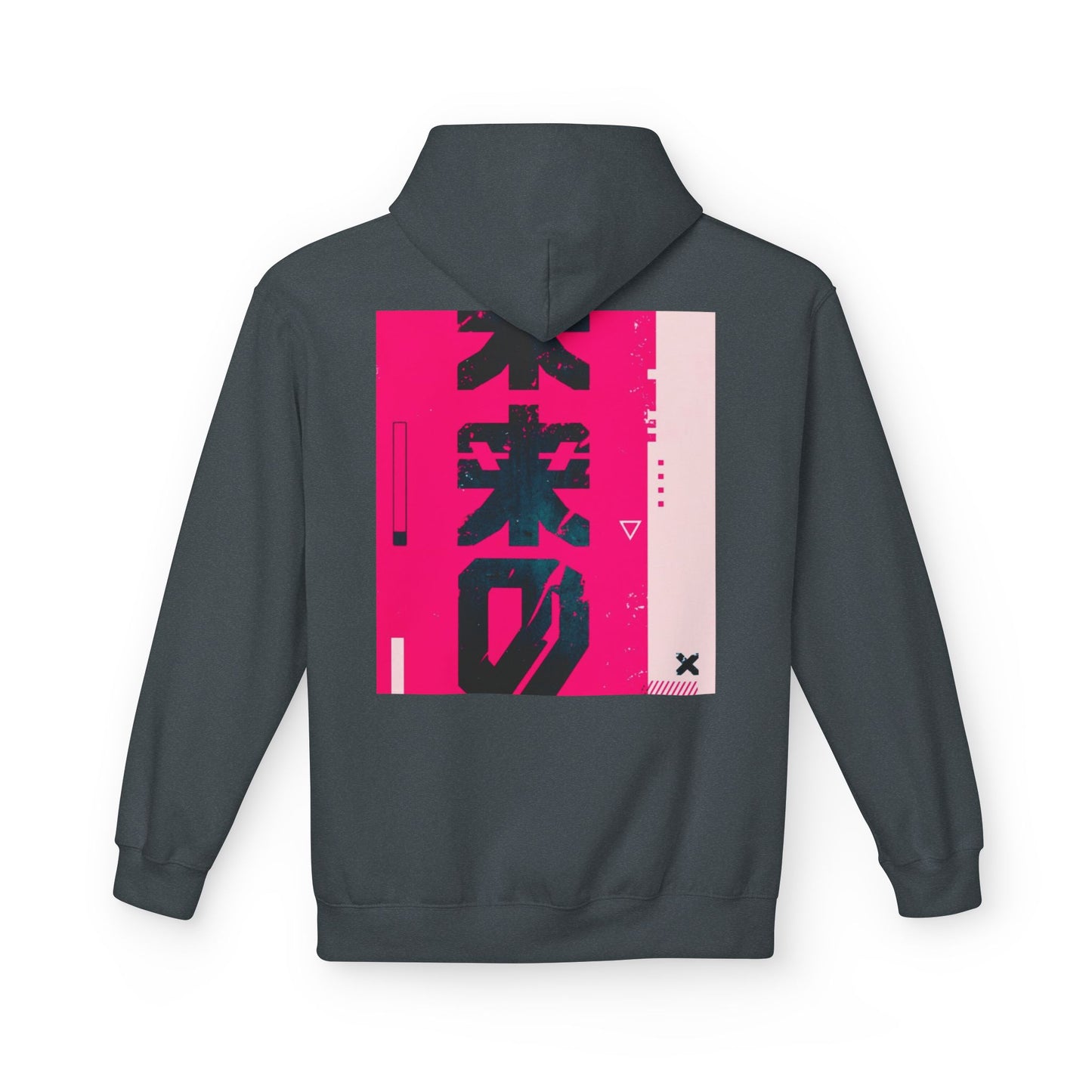 Hoodie • Neon Japanese Graphic "未来" Streetwear Pullover
