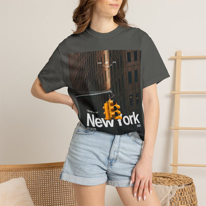 New York City Traffic Light Photo T‑Shirt — Urban Streetwear Tee