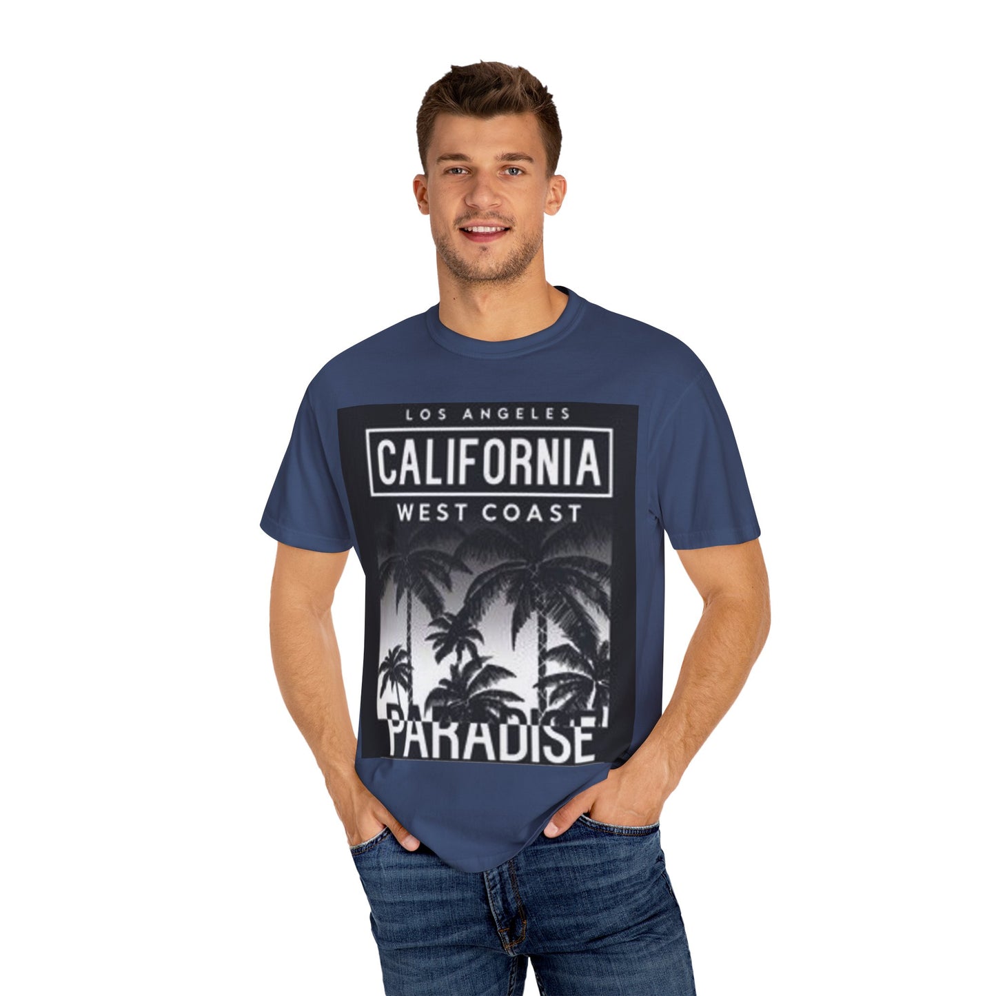 West Coast Paradise T-Shirt, Unisex Graphic Tee, California Style Shirt, Summer Vibes Top, Beachwear, Travel Souvenir