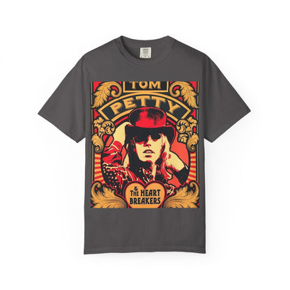 Vintage Rock Tee - Tom Petty Inspired Unisex Garment-Dyed T-shirt, Music Lover Gift, Casual Style, Band Merch, Retro Apparel