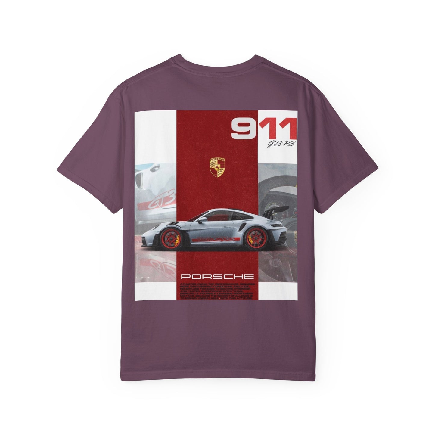Porsche 911 Unisex Garment-Dyed T-Shirt - Classic Car Enthusiast Tee