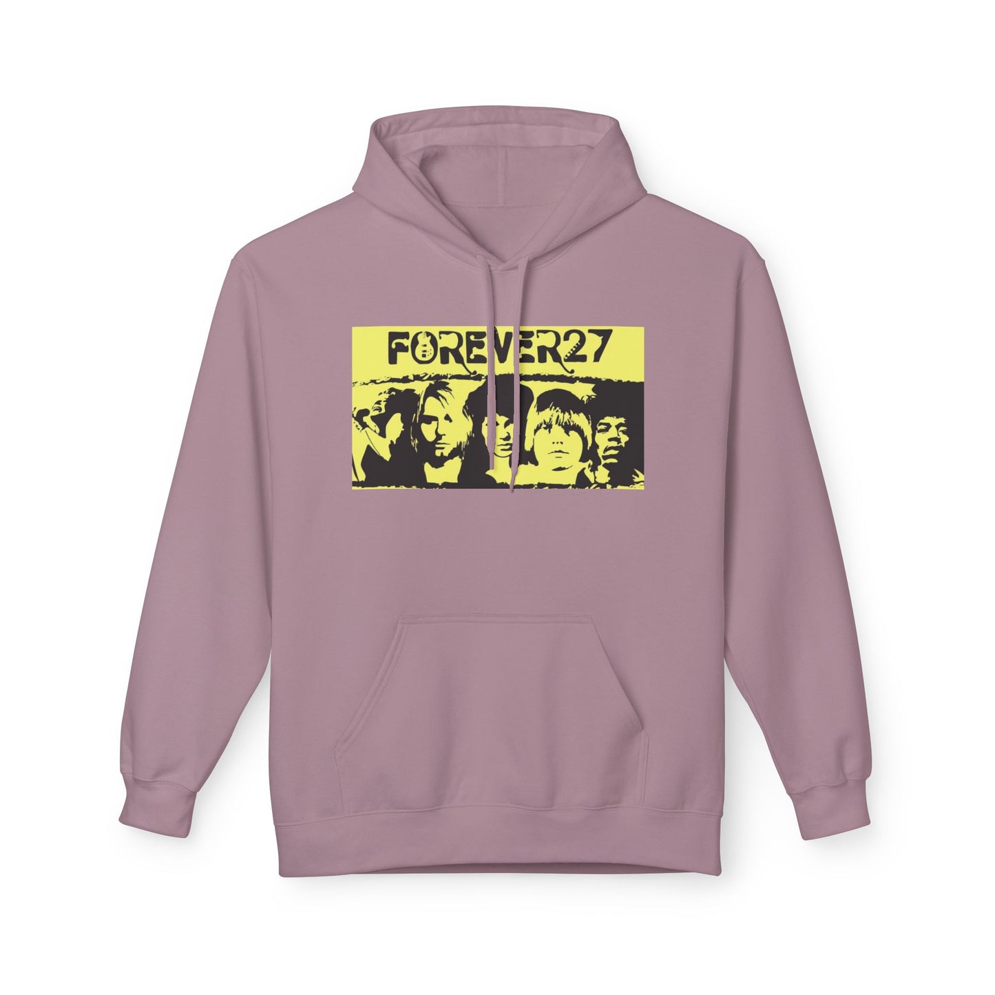 Forever 27 Retro Hoodie - Unisex Midweight Fleece for Music Lovers