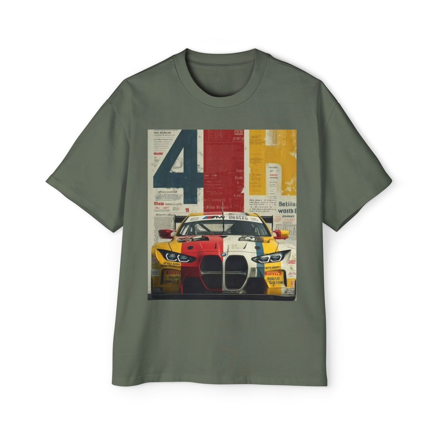 Racing Heritage Tee — Retro BMW M4 Motorsport Graphic T-Shirt
