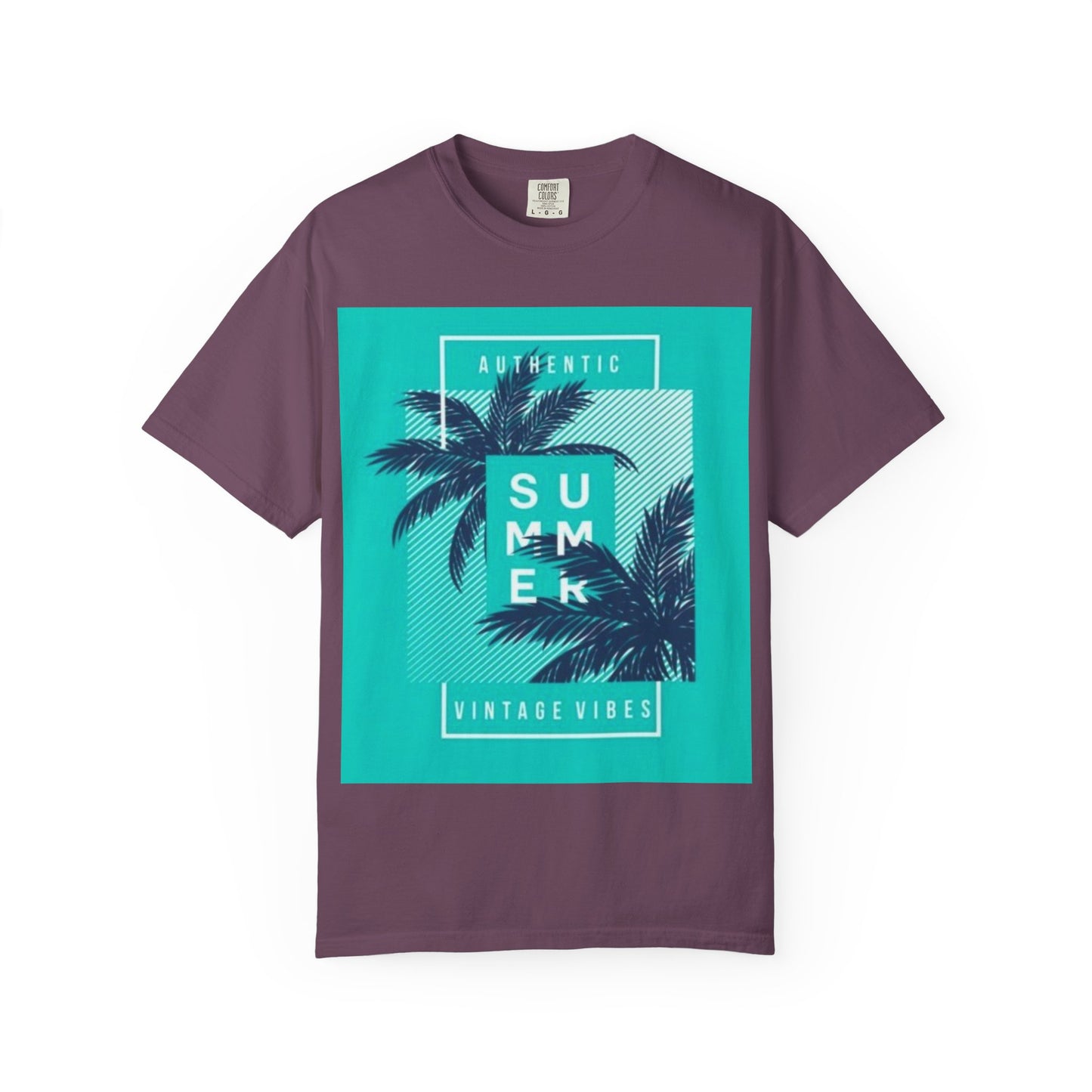 Summer Vintage Vibes T-Shirt — Palm Tree Graphic Tee