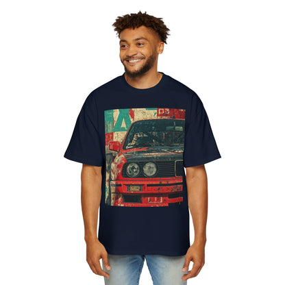 Vintage Racing Car Tee — Retro BMW Front Graphic T-Shirt