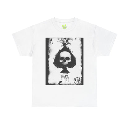 Gothic Skull Graphic Tee - Unisex Heavy Cotton T-Shirt