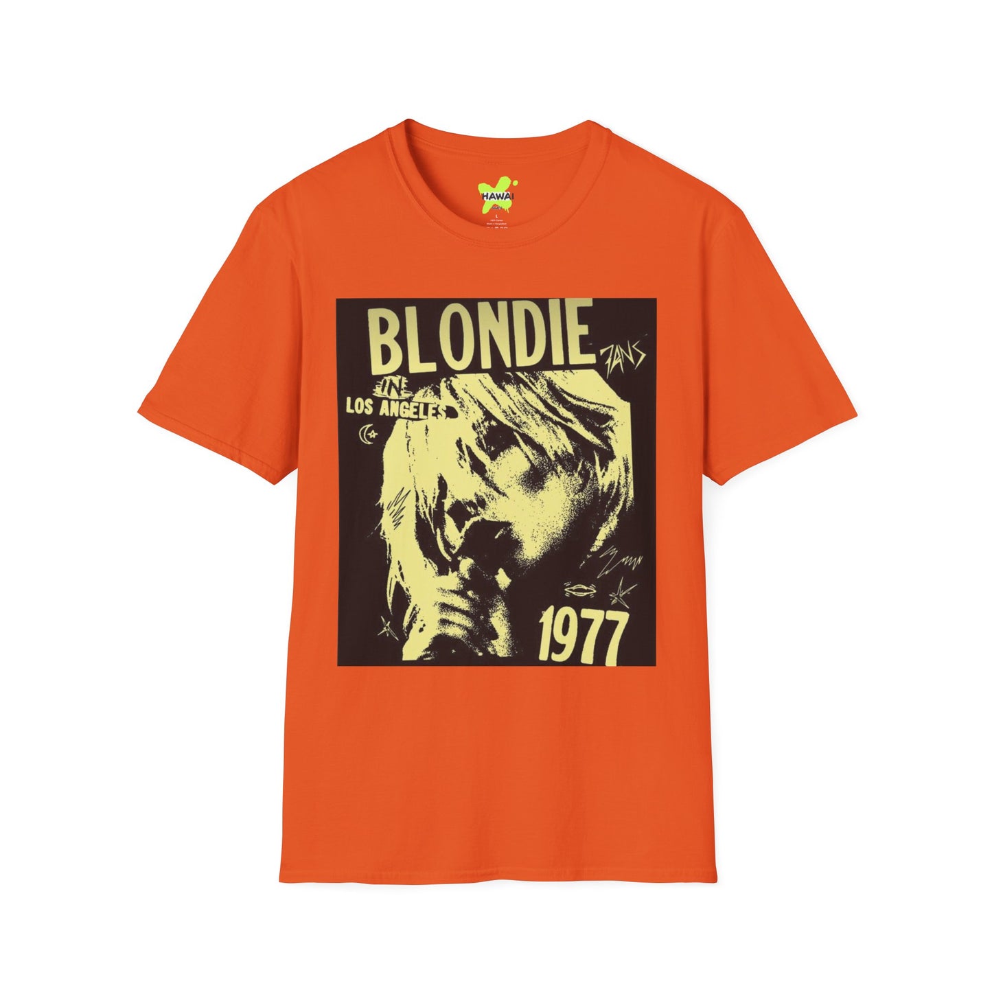 Vintage Blondie Unisex Softstyle T-Shirt - Retro Music Graphic Tee