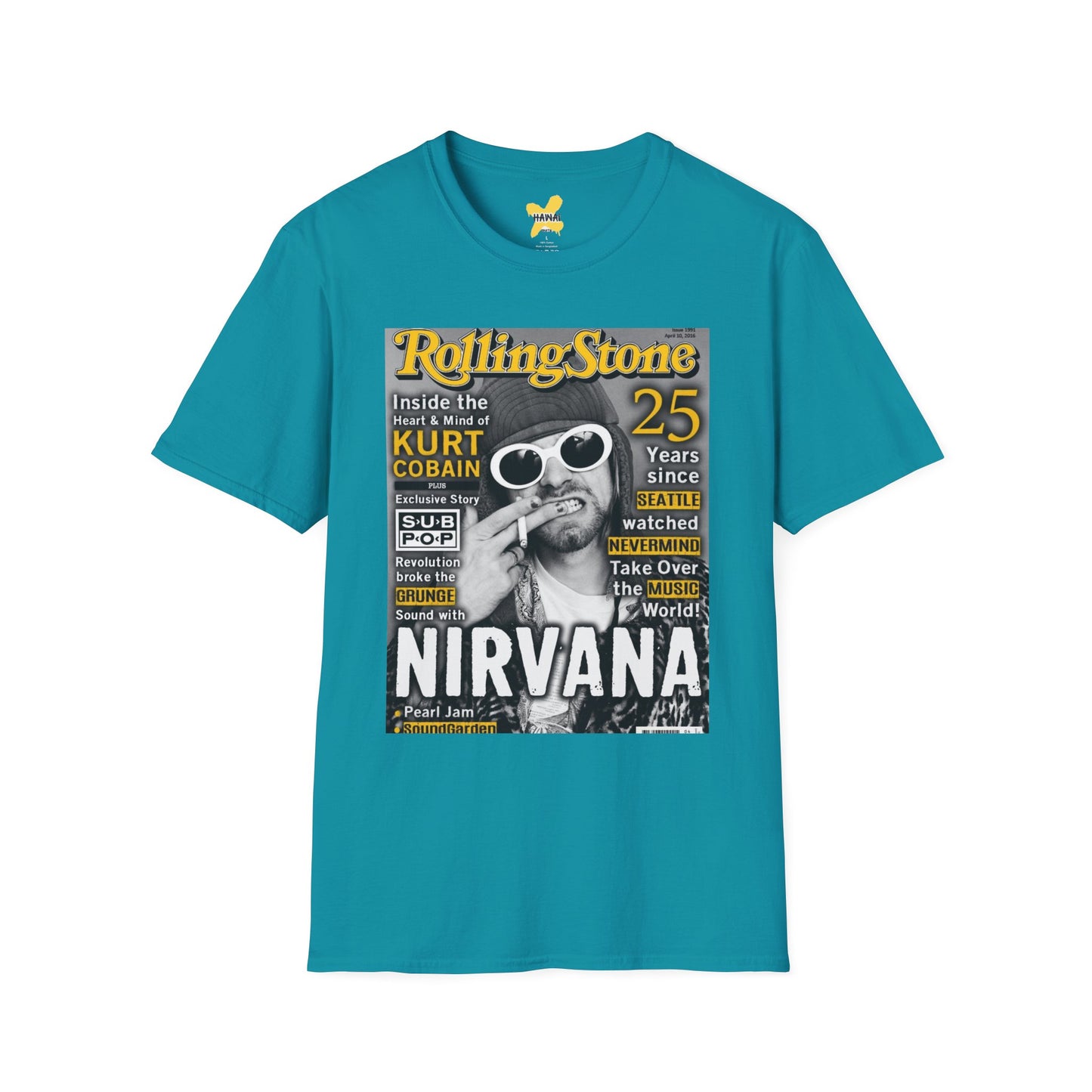 Nirvana Vintage Rolling Stone Unisex T-Shirt