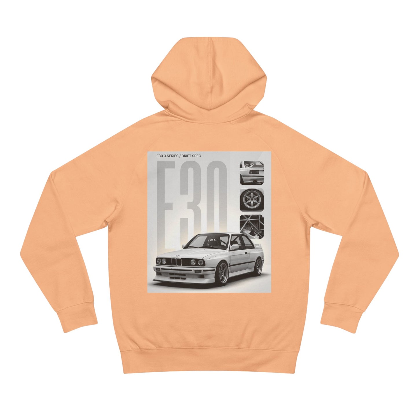 BMW E30 Hoodie — Vintage Motorsport Graphic Pullover