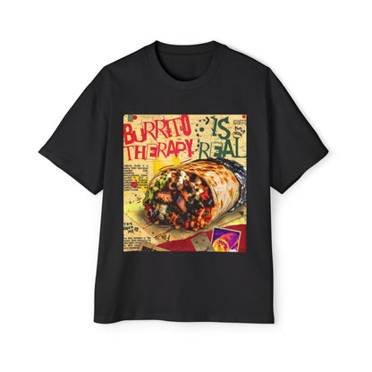 Burrito Is Therapy Tee — Funny Food Graphic T-Shirt