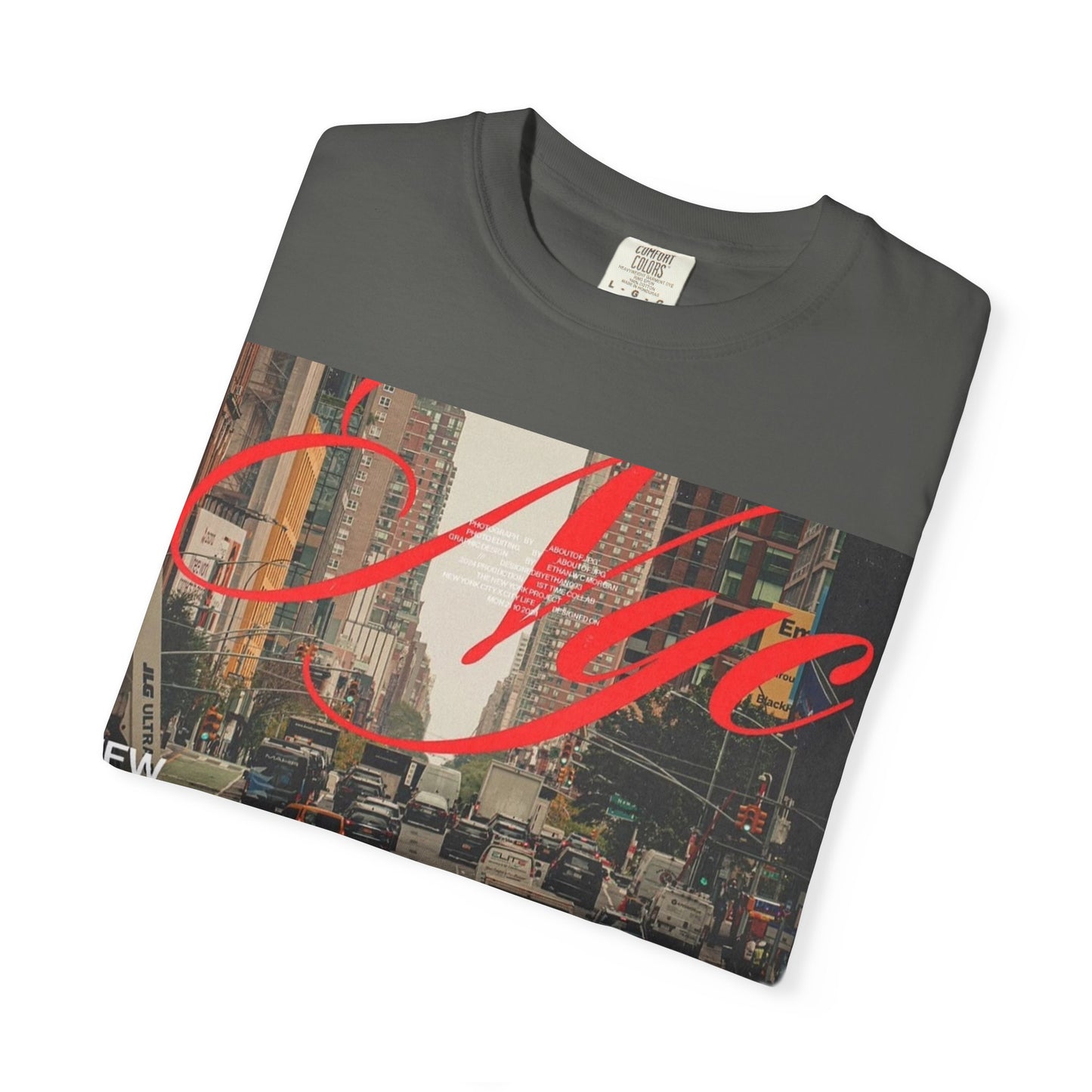 NYC Traffic Photo Tee — Midtown Manhattan Hudson Yards Graphic T-Shirt