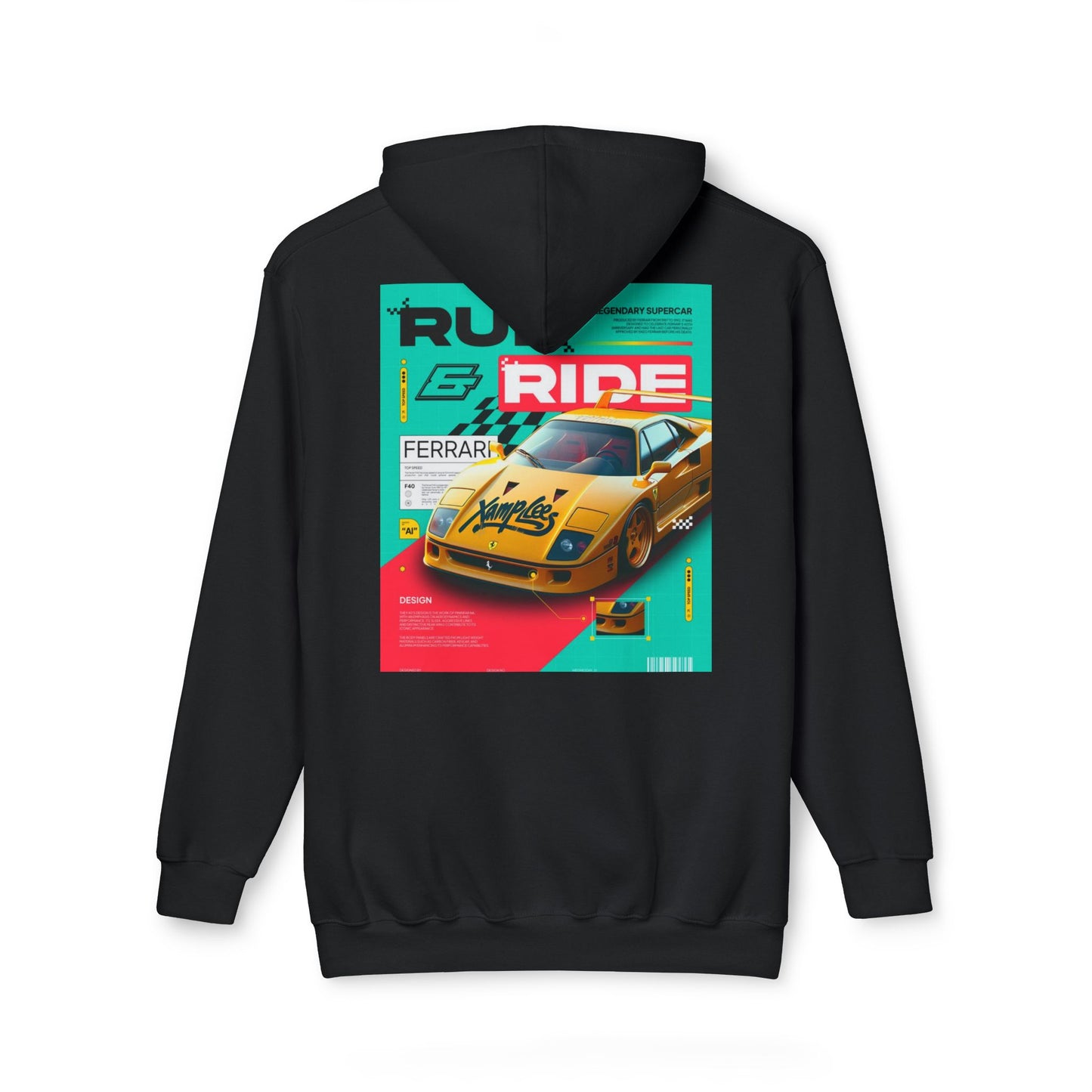 Unisex Hooded Sweatshirt, Made in US