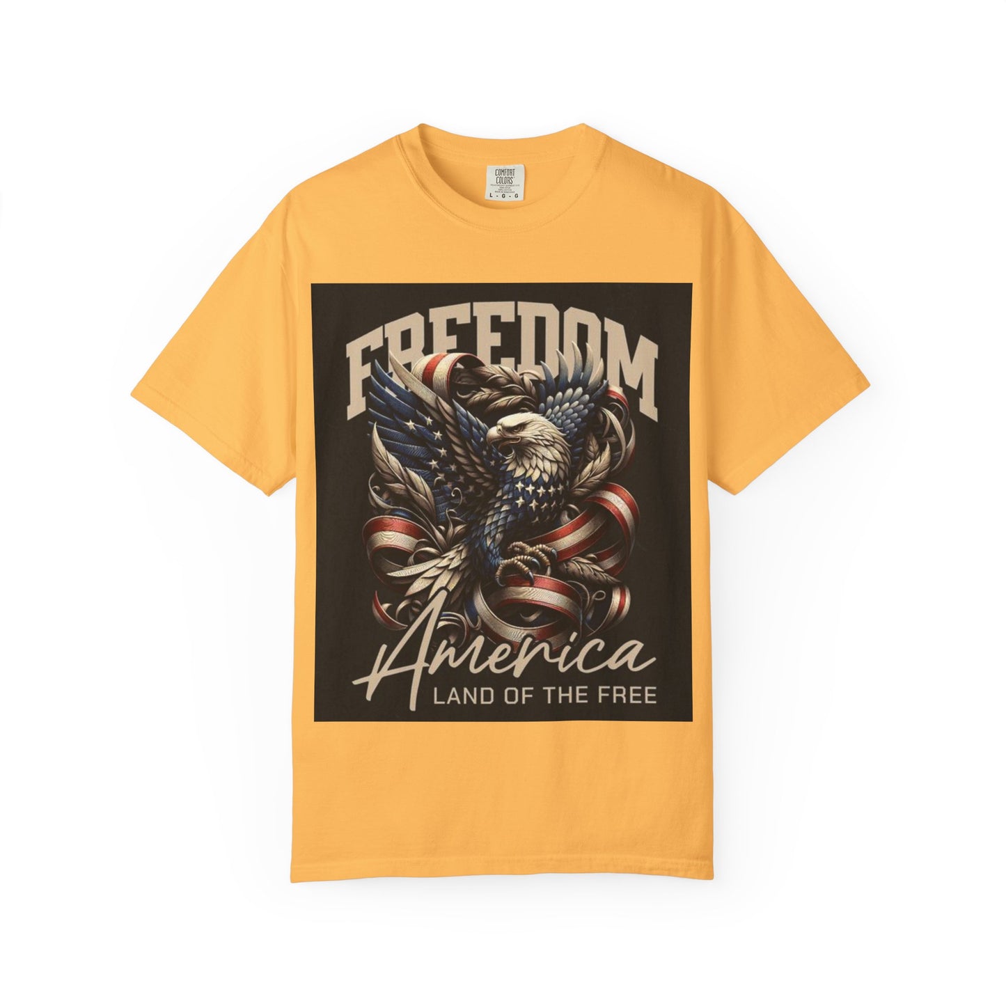 Patriotic Eagle T-Shirt, Freedom Apparel, American Pride Tee, Fourth of July Gift, Vintage Style Shirt