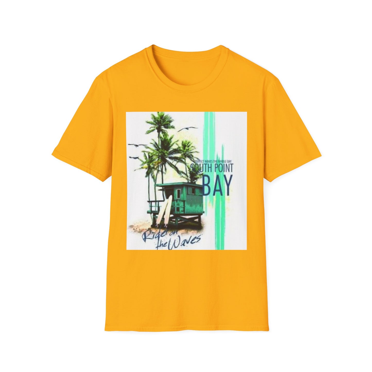 South Point Bay Graphic Tee | Unisex Softstyle T-Shirt, Beach Vibes, Casual Wear, Summer Fashion, Gift for Him or Her