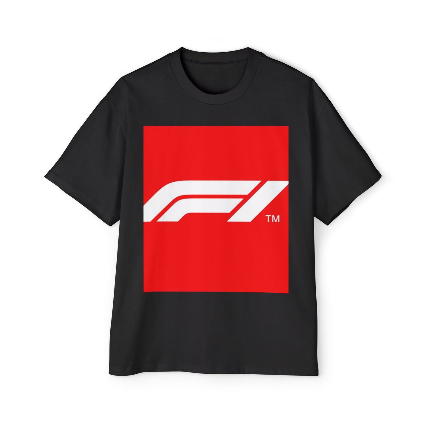 Racing Graphic Tee — Bold Red F1 Logo Shirt