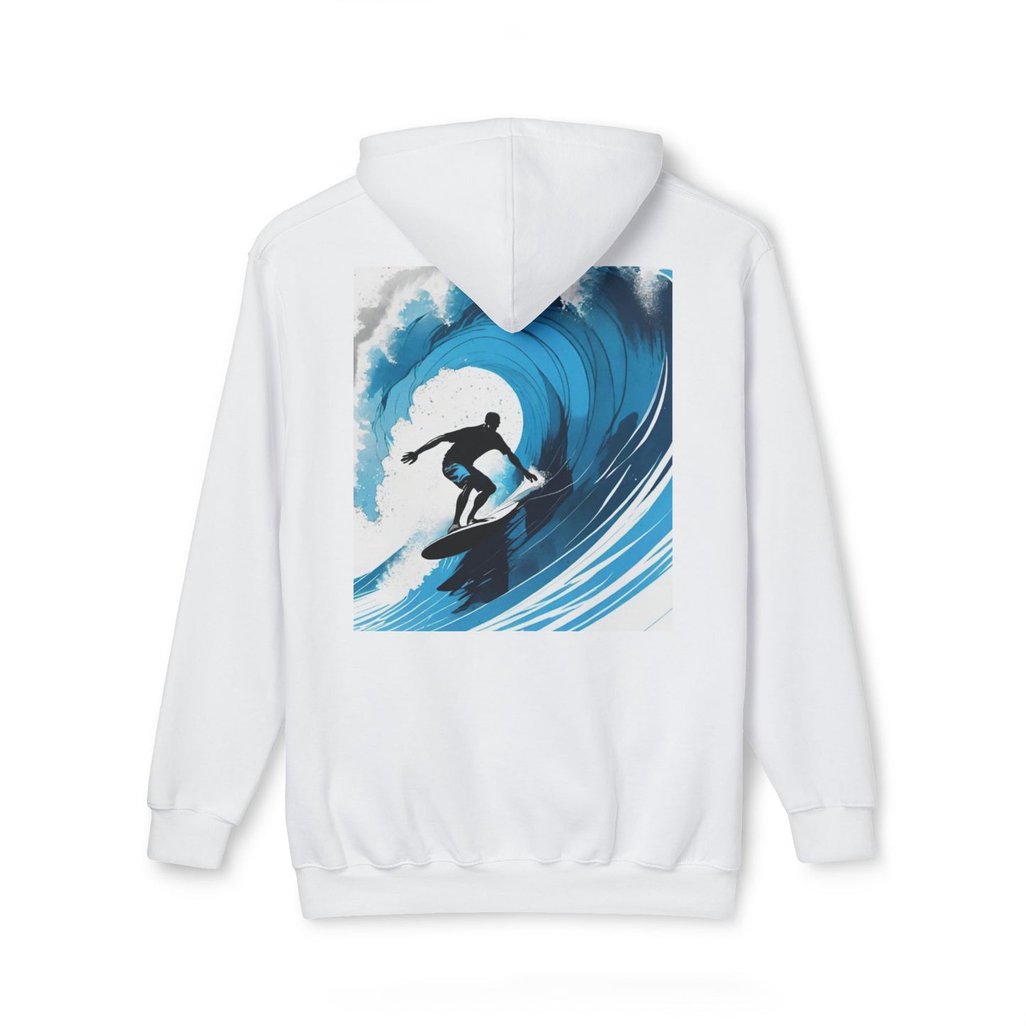 Surfing Wave Unisex Hoodie - Made in US