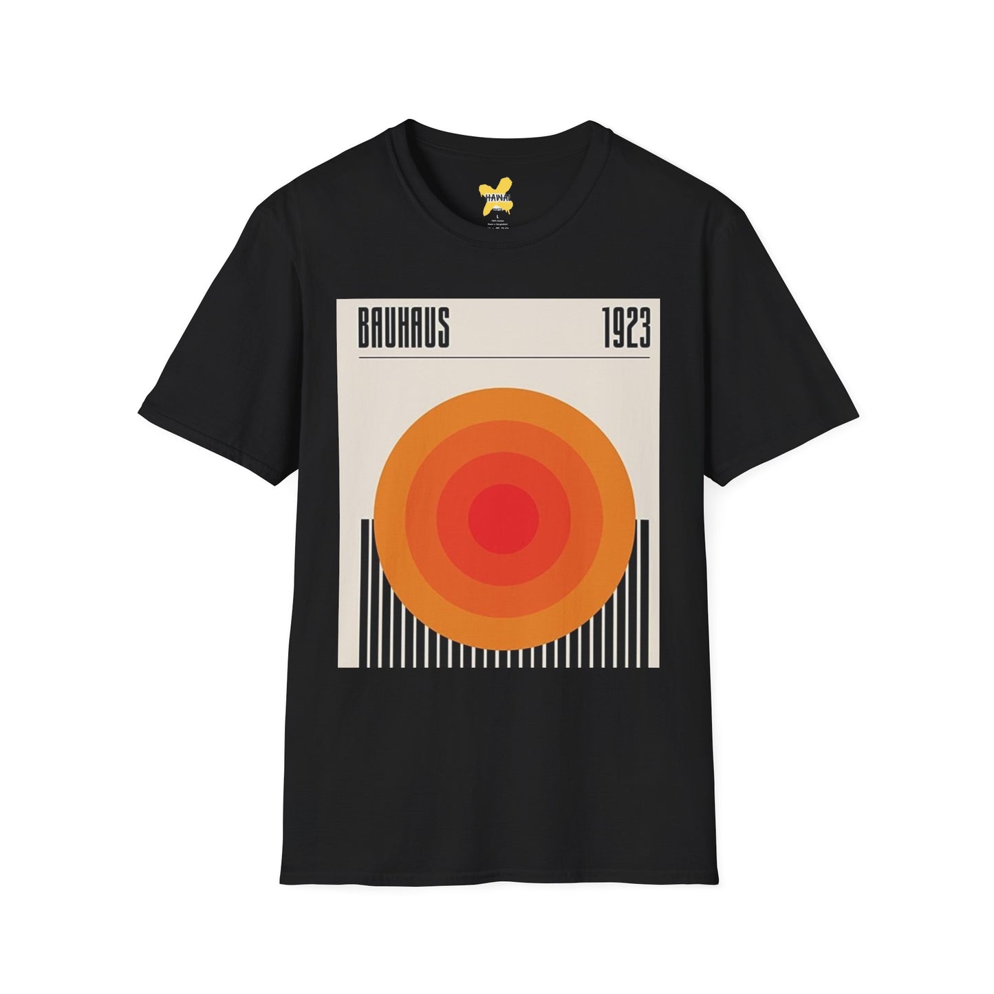 Retro Bauhaus 1923 Unisex Softstyle T-Shirt - Vintage Graphic Tee