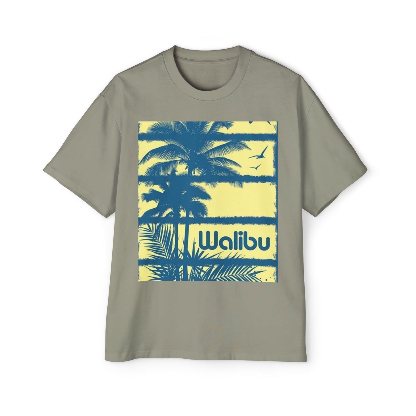 Malibu Palm Tee — Vintage Surf Graphic T-Shirt