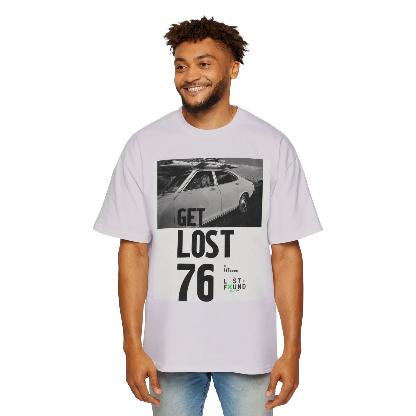 Get Lost 76 Tee — Vintage Car Graphic Oversized T‑Shirt