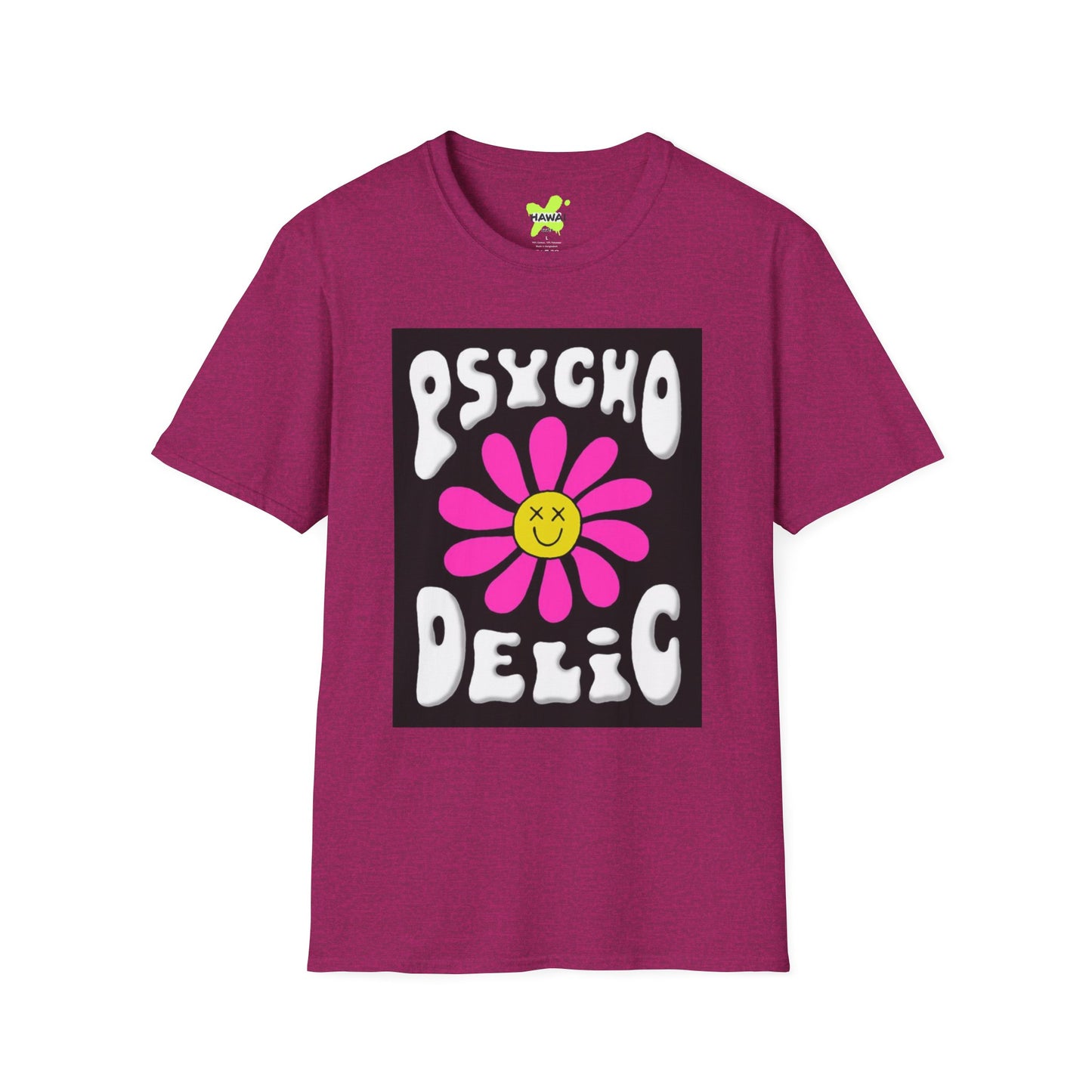 Psychedelic Flower Unisex Softstyle T-Shirt